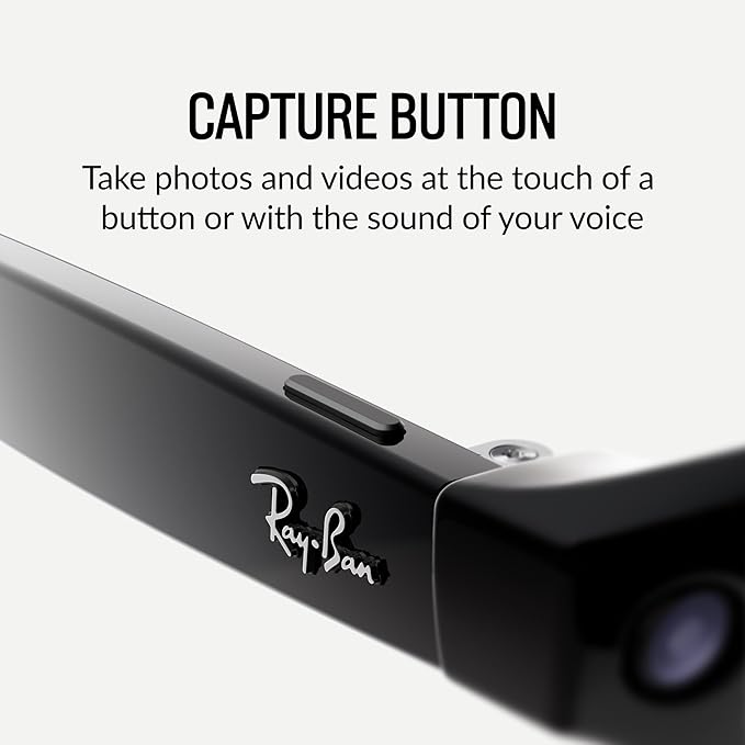 Ray-Ban Meta Wayfarer (Gen 2) smart glasses with camera, AI features, open-ear audio and Clear to Grey Transitions® lenses. Capture, call and listen hands-free in iconic style. Perfect for daily use and creators.