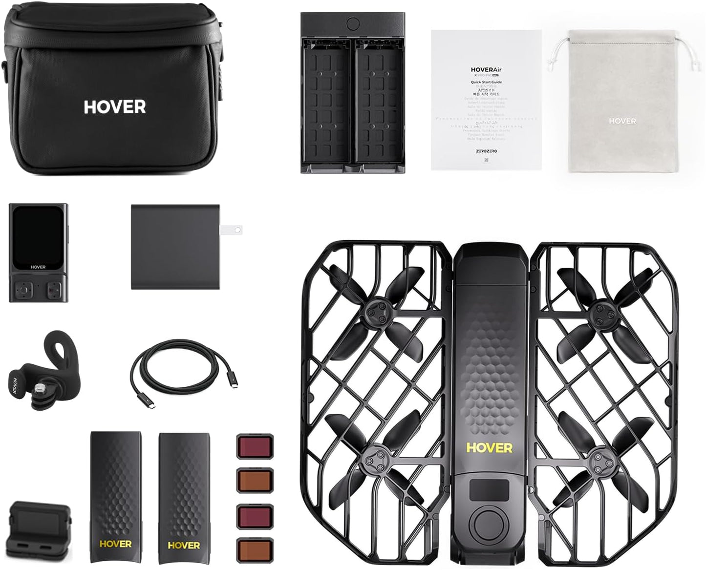 HOVERAir X1 ProMAX 4K/8K Action Flying Camera Drone | Foldable OmniTerrain Drone with 42 KM/H Follow Speed