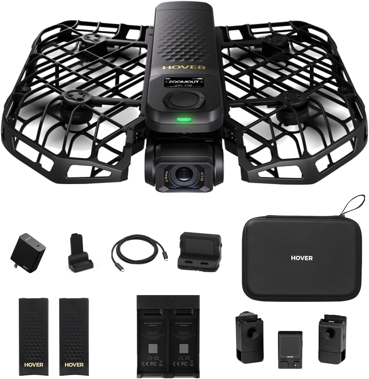 HOVERAir X1 ProMAX 4K/8K Action Flying Camera Drone | Foldable OmniTerrain Drone with 42 KM/H Follow Speed