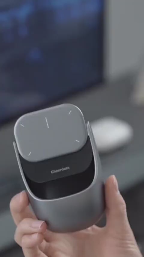 Sleek black OIKKEI 2025 AI Wireless Mouse for PC and laptop featuring an ergonomic design, integrated laser pointer for presentations, Bluetooth and USB wireless connectivity, built-in voice recorder and AI summarisation function. Ideal for business, teaching and creative workflows.